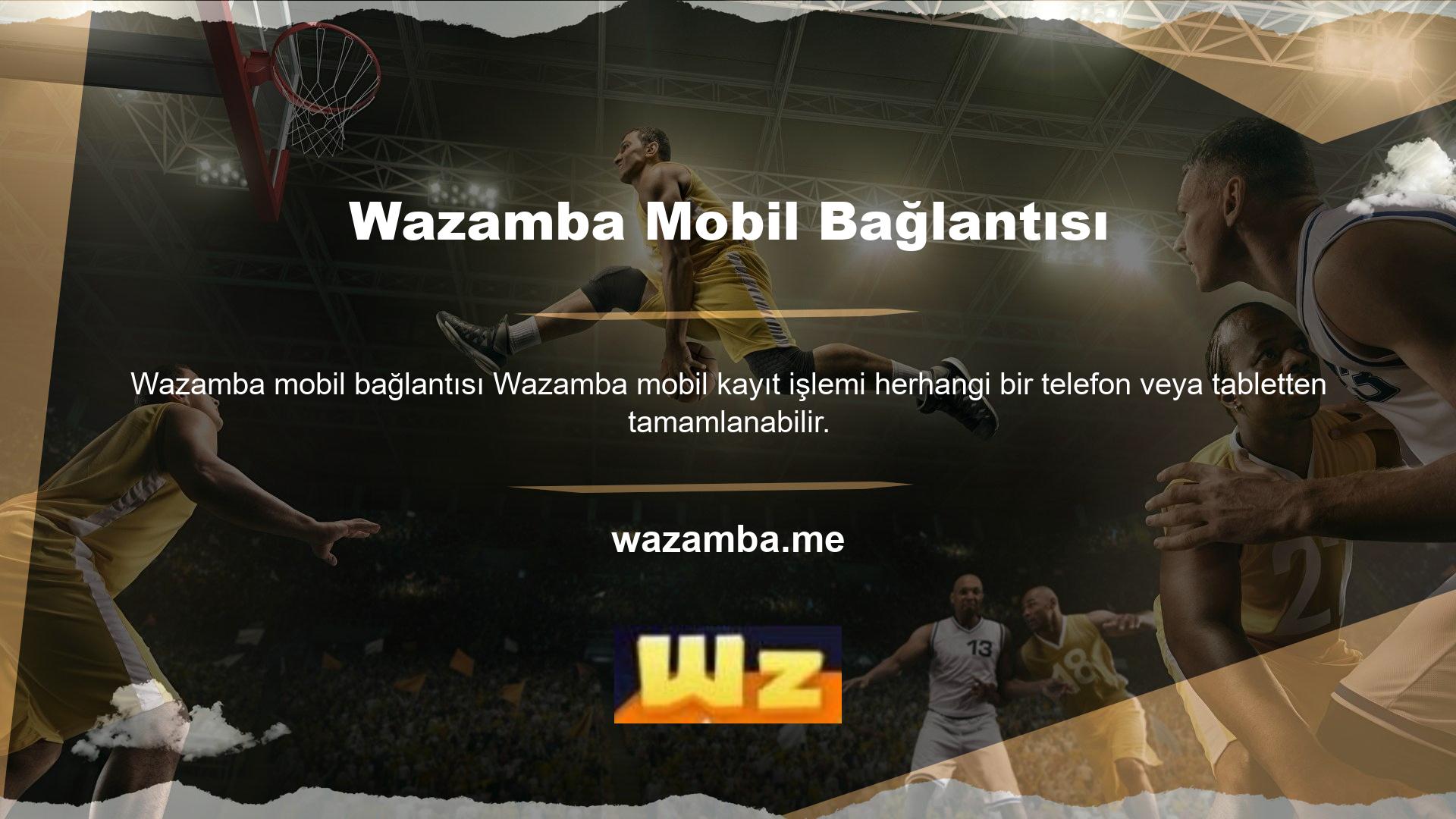 Android cihazınızda Wazamba web sitesini kendiniz kullanabilirsiniz