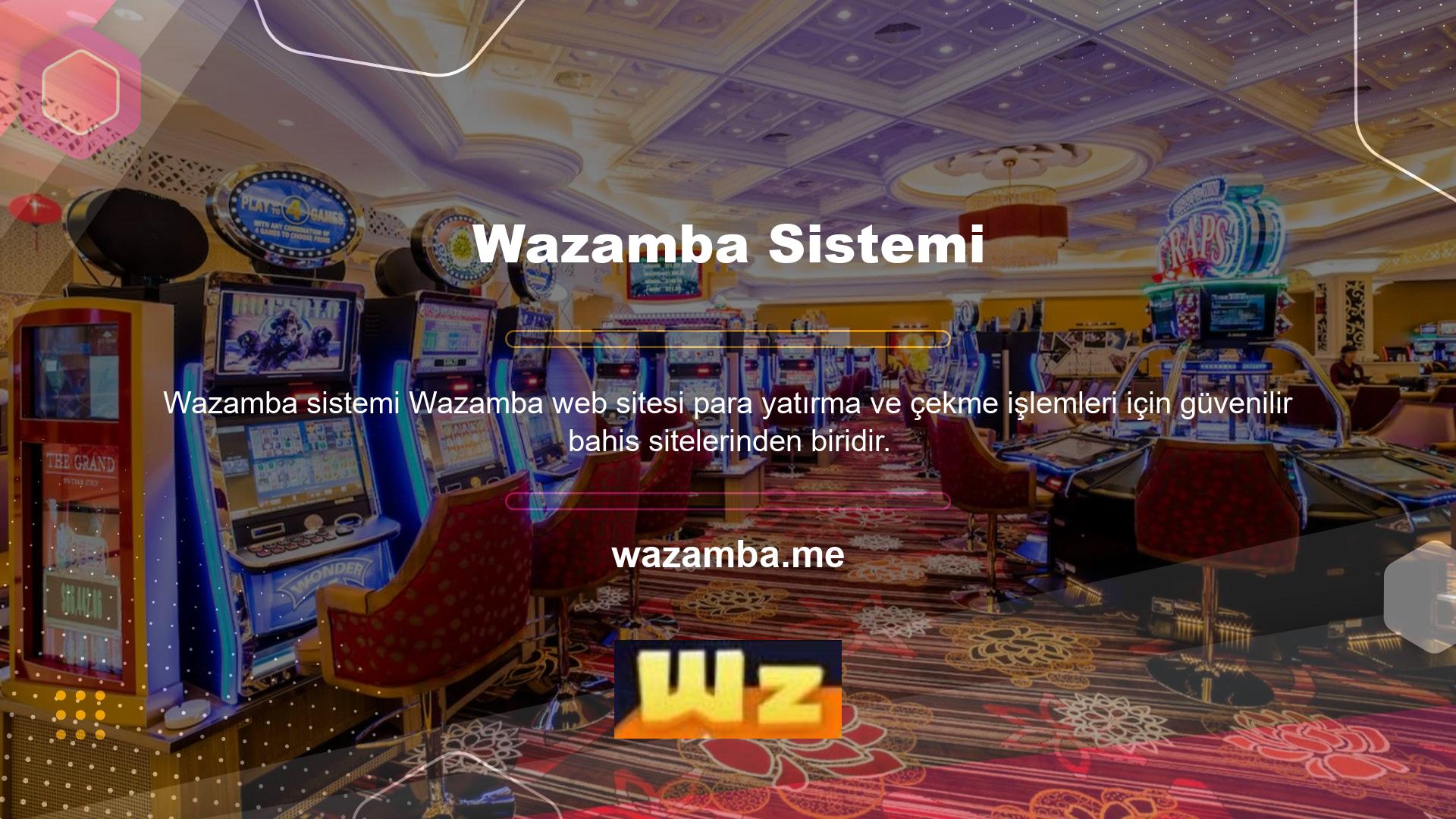 Geliriniz ne olursa olsun Wazamba, müşterilerinin tercih ettikleri teknoloji ile istedikleri zaman, istedikleri yerde para çekmelerini sağlar