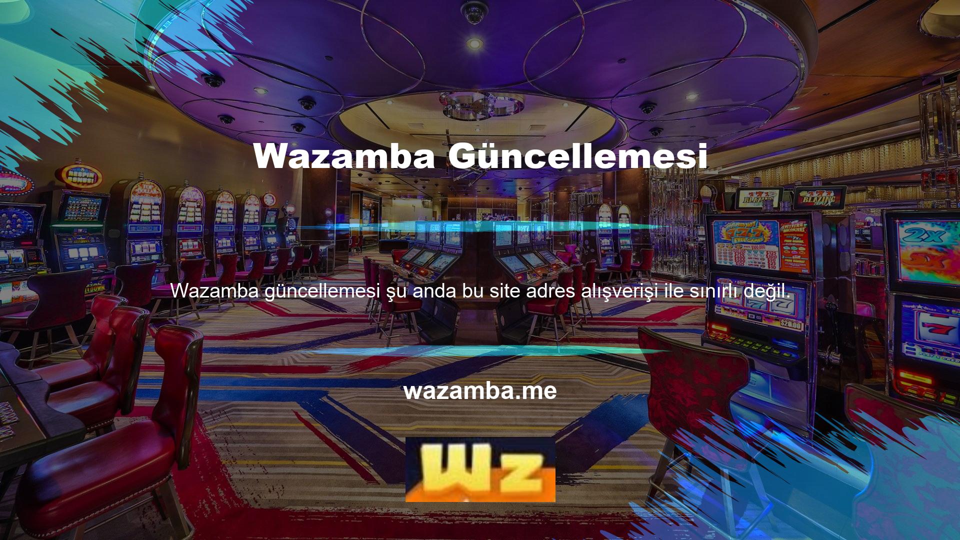 Wazamba mobil giriş uzantısı yerine programı da görüntüleyebilirsiniz